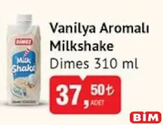 DİMES VANİLYA AROMALI MİLKSHAKE 310 ML DİMES VANİLYA AROMALI MİLKSHAKE 310 ML